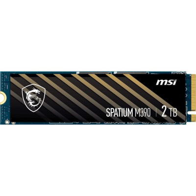 Накопичувач M.2 2Tb MSI Spatium M390 PCIe 3.0 x4 NVMe 3D NAND TLC 3300/3000 MB/s (S78-440Q350-P83)