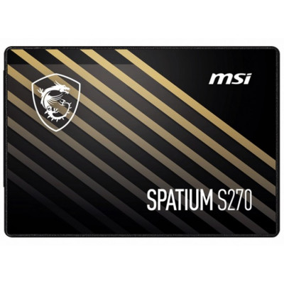 Накопичувач SSD 240Gb 2.5" MSI Spatium S270 SATA3 3D TLC 500/400 MB/s (S78-440N070-P83)
