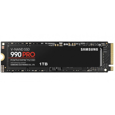 Накопичувач M.2 1Tb Samsung 990 Pro PCI-E 4x 4.0 MLC 3-bit V-NAND 7450/6900 MB/s (MZ-V9P1T0BW)