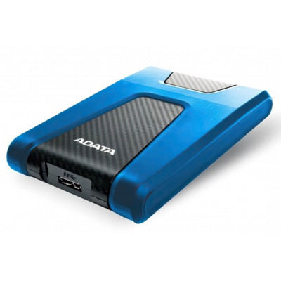 Зовнішній накопичувач ADATA 2Tb DashDrive Durable HD650 Blue 2.5" USB 3.1 (AHD650-2TU31-CBL)