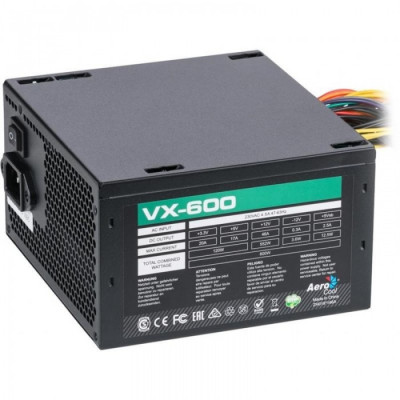 Блок живлення AeroCool VX 600 Plus 600W (4713105962772)