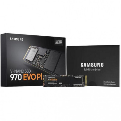 Накопичувач M.2 500Gb Samsung 970 Evo Plus PCIe 4x V-NAND 3-bit MLC (MZ-V7S500BW)