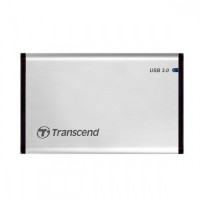 Зовнішня кишеня 2.5" Transcend StoreJet 25S3 Silver SSD/HDD SATA3 USB 3.1 (TS0GSJ25S3)