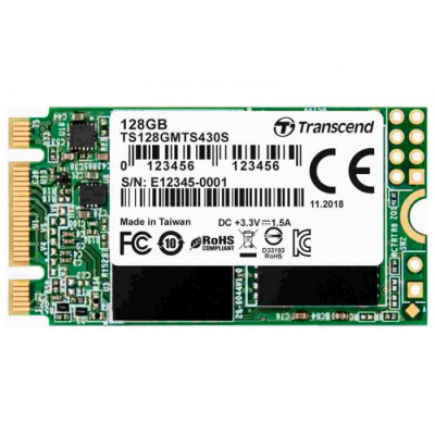 Накопичувач M.2 128Gb Transcend MTE110S PCI-E 4x 3D TLC 1600/400 MB/s (TS128GMTE110S)