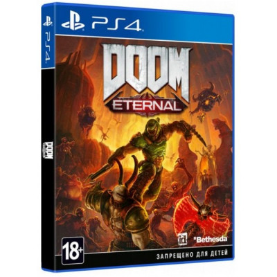 Ігровий диск PS4 DOOM Eternal (Російські версія Blu-ray диск) (6422778)