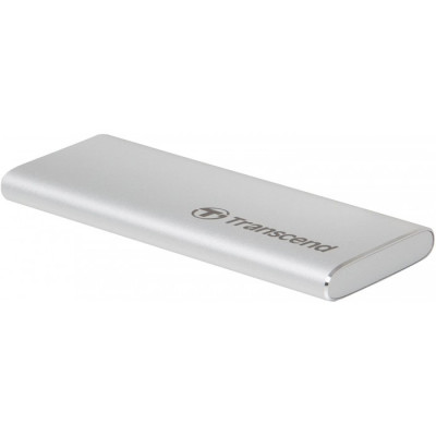 Зовнішній накопичувач SSD Transcend 480Gb ESD240C Silver USB 3.1 3D TLC 520/460 MB/s (TS480GESD240C)