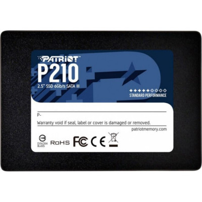 Накопичувач SSD 512Gb 2.5" Patriot P210 3D TLC SATA3 (P210S512G25)