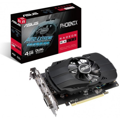 Відеокарта Asus Radeon RX 550 PHOENIX 4GB 128bit DDR5  (PH-RX550-4G-EVO)