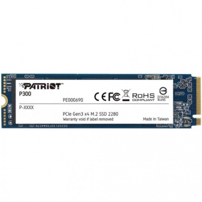 Накопичувач M.2 2Tb Patriot P300 PCI-E 4x 3D TLC 2100/1650 MB/s (P300P2TBM28)