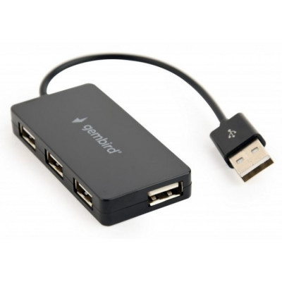 Концентратор USB 2.0 Gembird UHB-U2P4-04, 4 порти