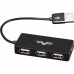 Концентратор USB 2.0 Frime (FH-20030) 4 port black