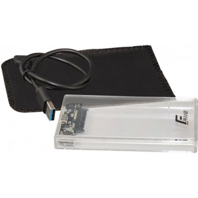 Зовнішня кишеня 2,5" Frime SATA USB 3.0 прозорий (FHE80.25U30)