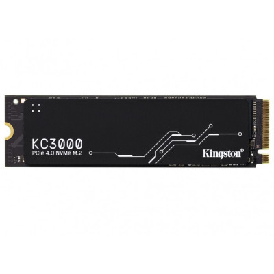 Накопичувач M.2 2Tb Kingston KC3000 PCIe 4.0 x4 NVMe 3D TLC 7000/7000 MB/s (SKC3000D/2048G)